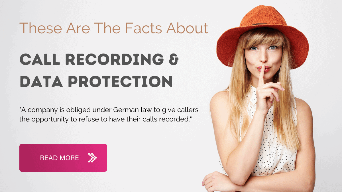 call recording and data protection