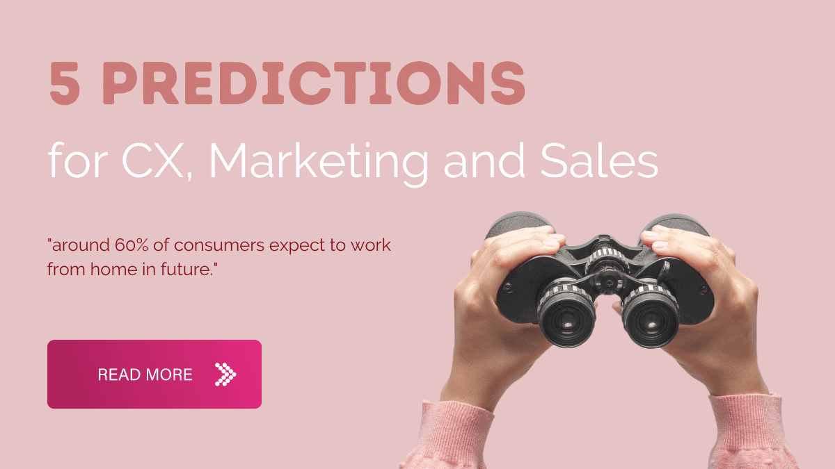 Predictions for CX, sales and marketing