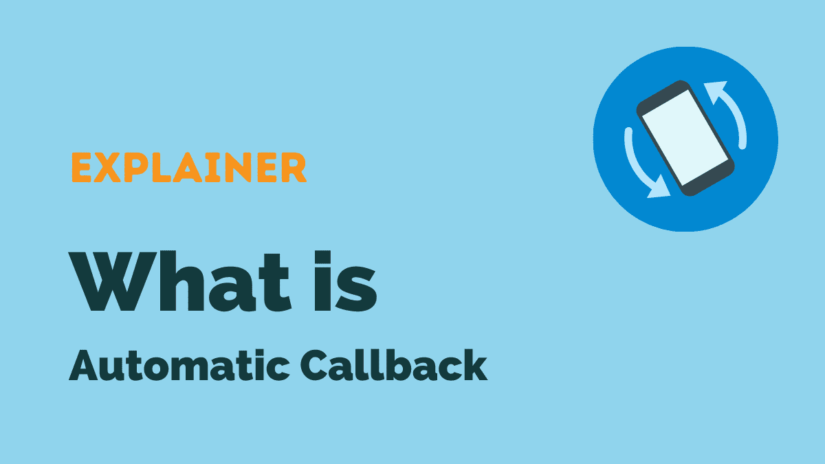 Automatic Callback