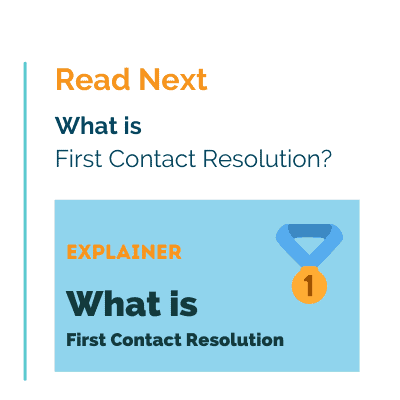 Read read what is first contact resolution