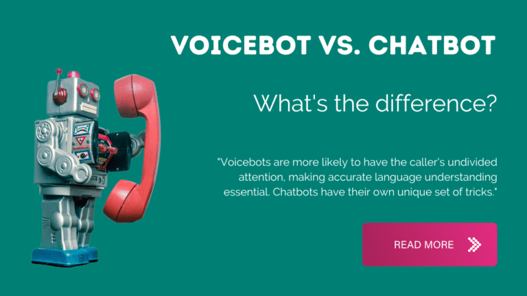 Voicebot vs. Chatbot – what's the difference?
