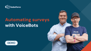 Automating surveys with voicebots